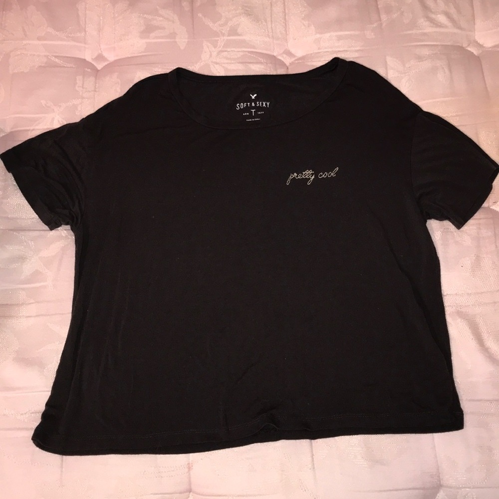 Grey embroidered shirt